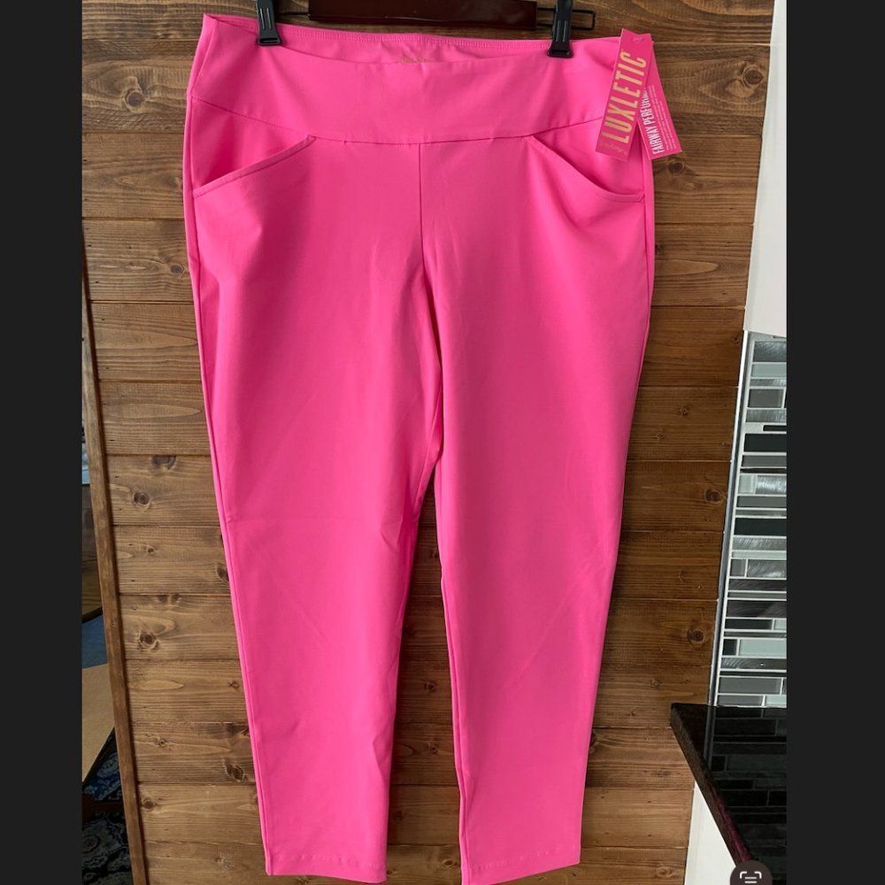 NWT Lilly Pulitzer Luxletic 28” Corso Pants size 12